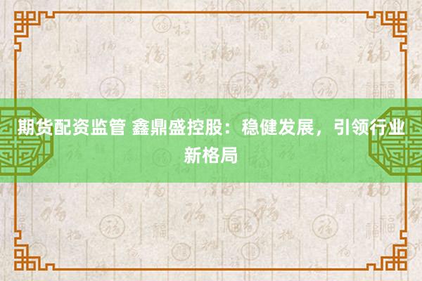 期货配资监管 鑫鼎盛控股：稳健发展，引领行业新格局