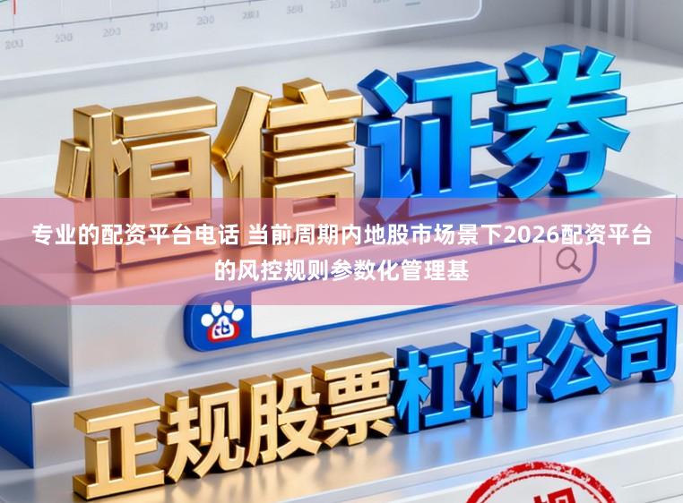 专业的配资平台电话 当前周期内地股市场景下2026配资平台的风控规则参数化管理基