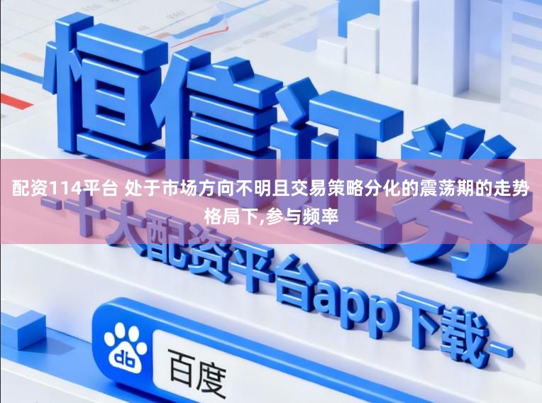 配资114平台 处于市场方向不明且交易策略分化的震荡期的走势格局下，参与频率